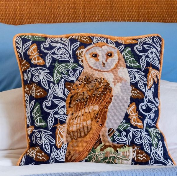 Barn Owl Tapestry Needlepoint Kit - Celia Lewis