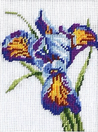 Blue Iris Tapestry Kit - Gobelin-L