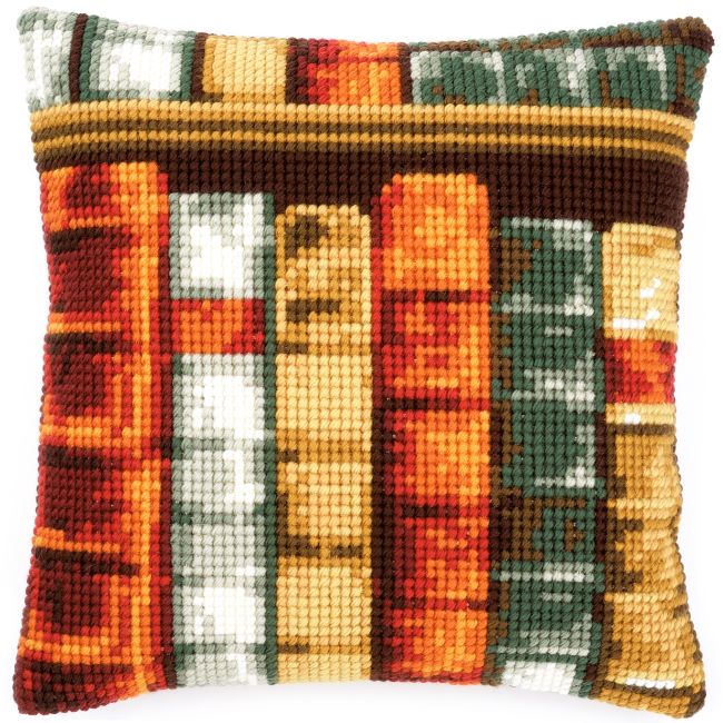 Bookshelf CROSS STITCH TAPESTRY Kit, Vervaco PN-0150893