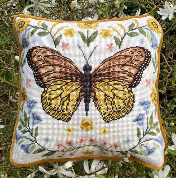 Botanical Butterfly Tapestry Kit - Bothy Threads