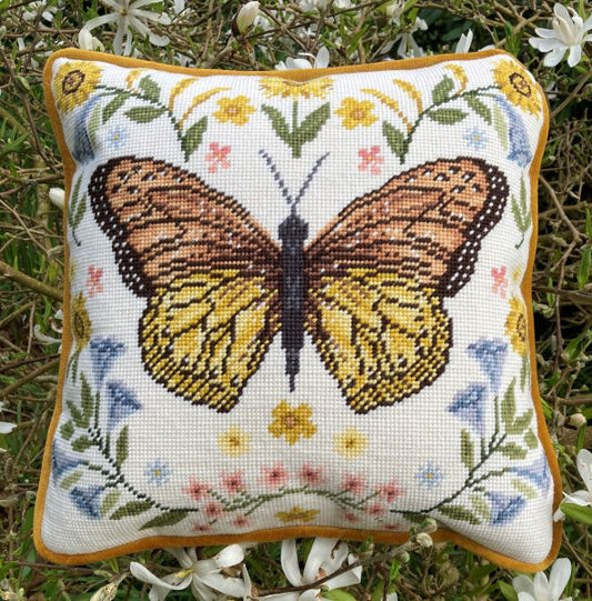 Botanical Butterfly Tapestry Kit - Bothy Threads