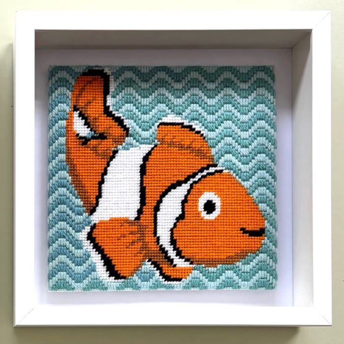 Clown Fish Tapestry Kit, Finnegan - Sew Needlecraft
