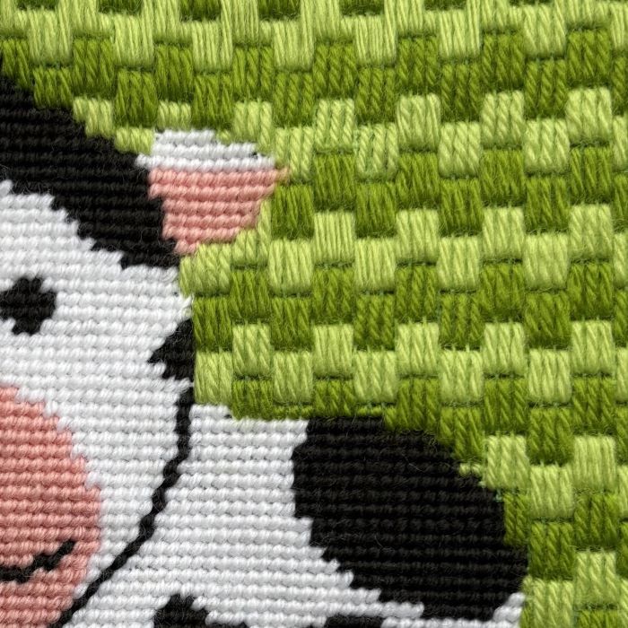 Cow Tapestry Kit, Oreo - Sew Needlecraft