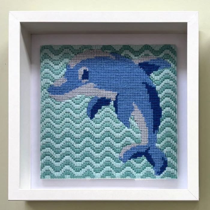 Dolphin Tapestry Kit, Doraphin - Sew Needlecraft