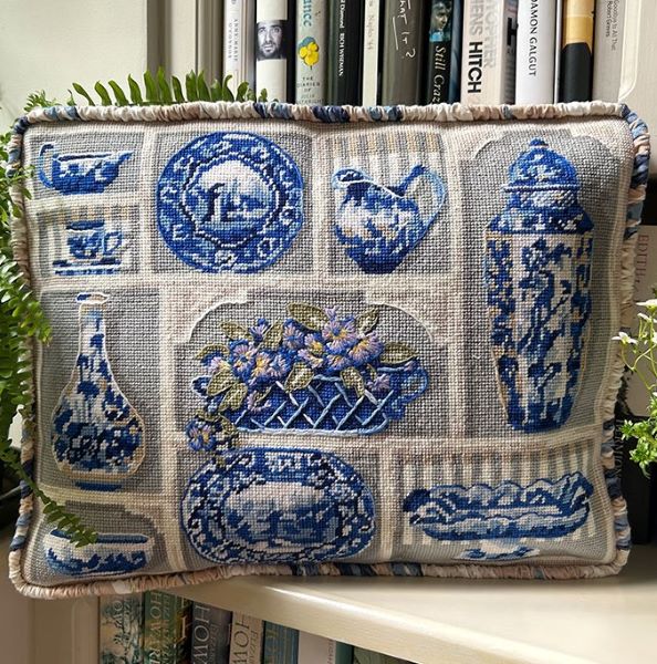 English China Collection Tapestry Kit, Needlepoint Kit - Glorafilia