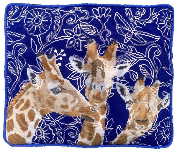 Giraffes Tapestry Kit, Needlepoint Kit - Heirloom Needlecraft