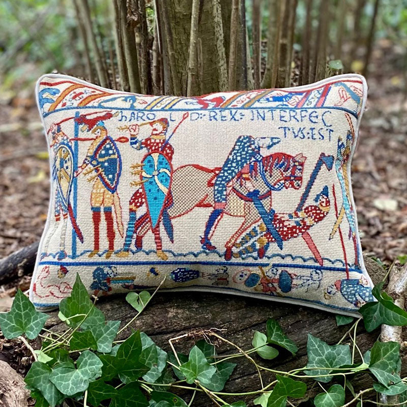 Bayeux Tapestry, Harold The King is Killed Tapestry Kit, Needlepoint Kit - Glorafilia