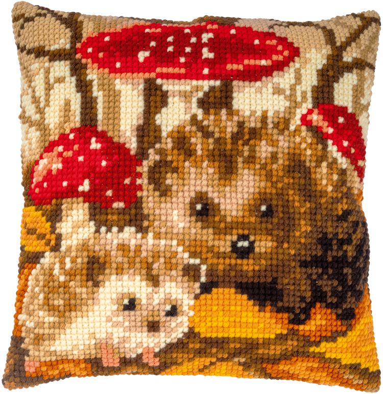 Hedgehogs CROSS STITCH TAPESTRY Kit, Vervaco PN-0201643