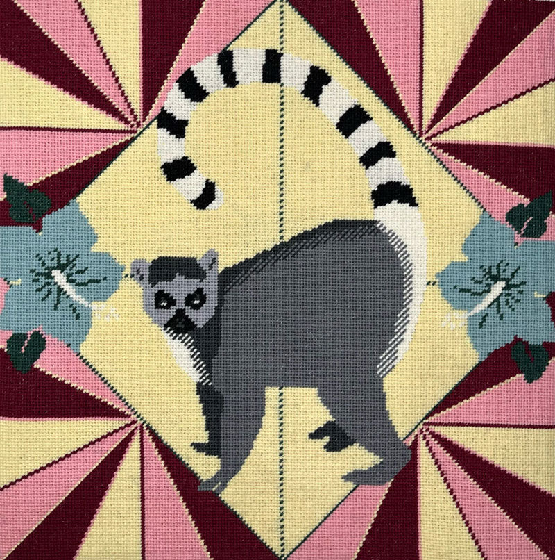 Lemur Tapestry Kit, Vibrant Wild Things - Appletons (12 holes per inch)