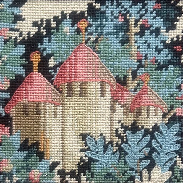 Medieval Castle Tapestry Kit, Needlepoint Kit - Glorafilia