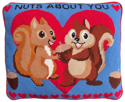 Nuts About You Tapestry Kit, Needlepoint Kit - Heirloom Needlecraft