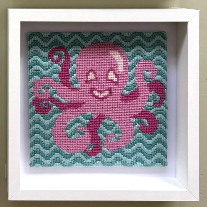 Octopus Tapestry Kit, Octavia - Sew Needlecraft