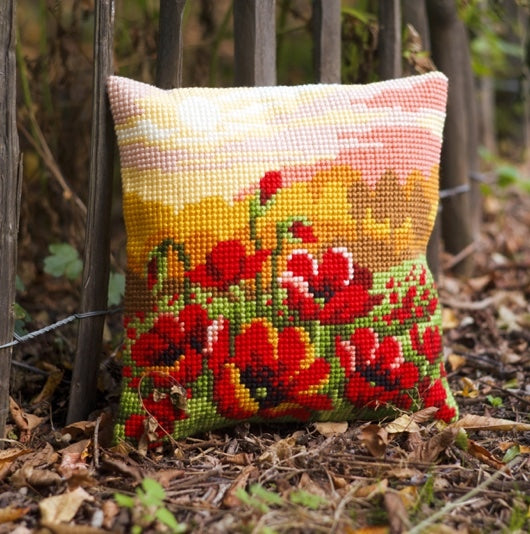Poppy Meadow CROSS STITCH TAPESTRY Kit, Vervaco PN-0157583