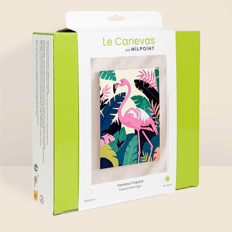 Tropical Flamingo Tapestry Kit - Milpoint