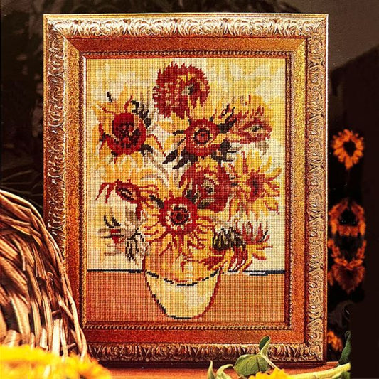 Sunflowers, Van Gogh Tapestry Kit, Needlepoint Kit - Glorafilia