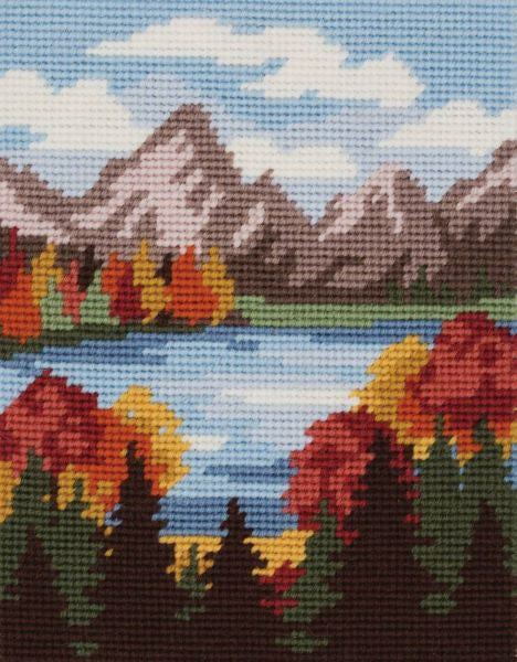 Autumn Mountains Tapestry Kit - Anchor MR208