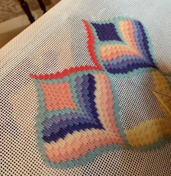Ice-Cream Bargello Tapestry Kit, CHARTED - Appletons