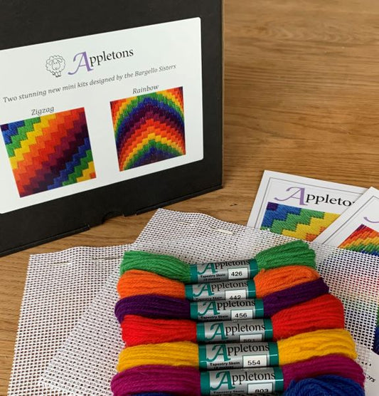 Bargello Tapestry Kits (PAIR) CHARTED - Appletons