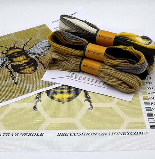 Bee on Honeycomb Tapestry Kit - Cleopatra's Needle