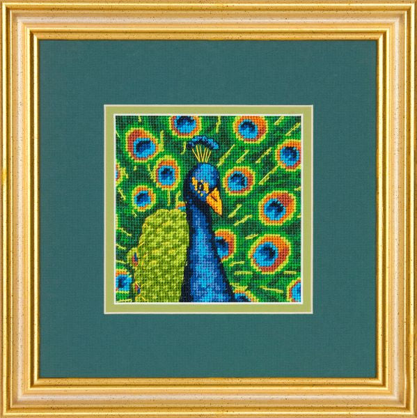 Colourful Peacock Needlepoint Tapestry Kit - Dimensions D71-07242