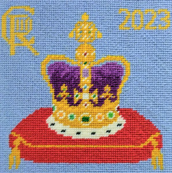 King Charles III Coronation Tapestry Kit - Designer's Needle