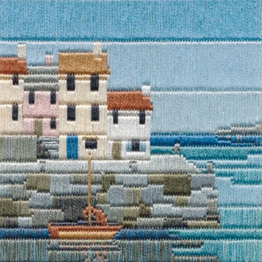 Fishermen's Cottages Long Stitch Kit - Derwentwater Designs