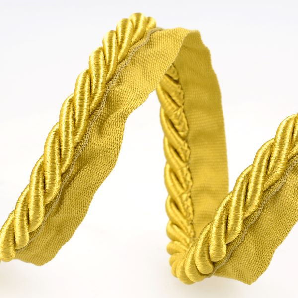 Cushion Trimming Cord, Flanged Twist Piping Cord - Citrus Green