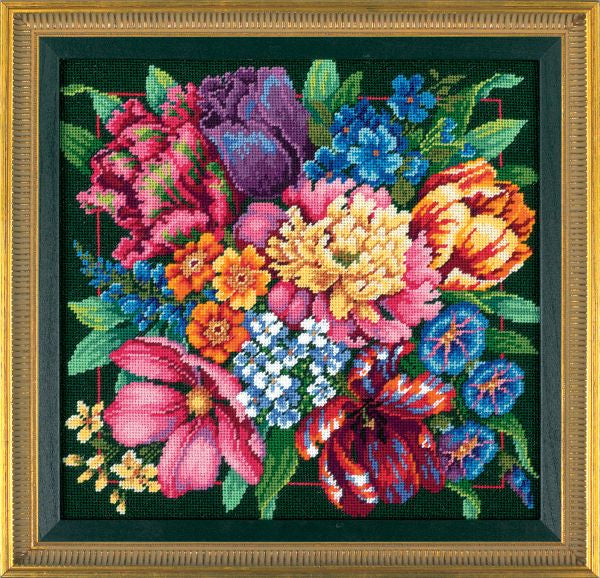 Floral Splendour Tapestry Kit - Dimensions Needlepoint
