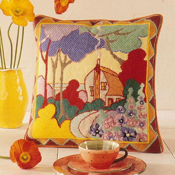 Clarice Cliff Tapestry Kit, Needlepoint Kit - Glorafilia