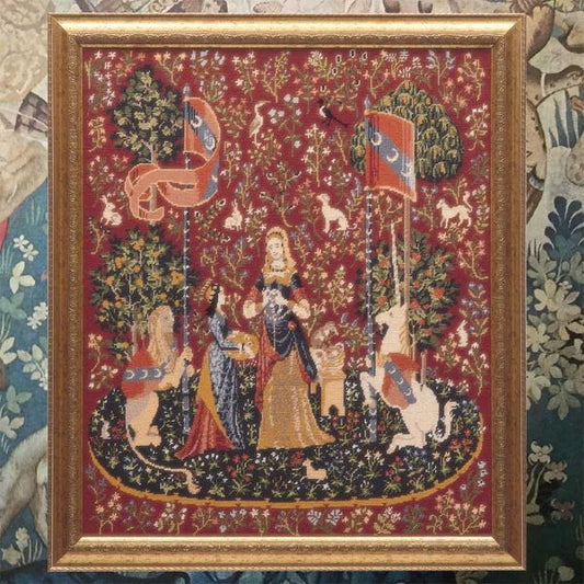 The Lady with the Unicorn Tapestry Kit, Needlepoint Kit - Glorafilia