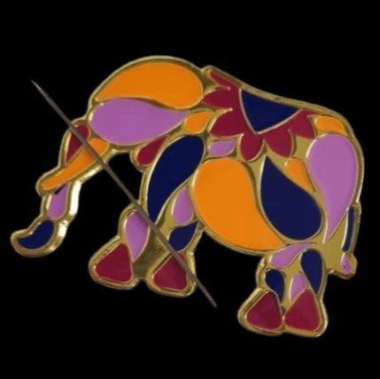 Elephant Magnetic Needle Minder - Enamel Needle Keeper