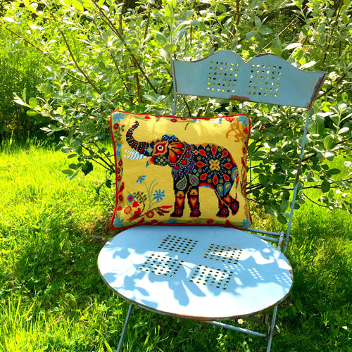 Painted Elephant Tapestry Kit - One Off Needlework
