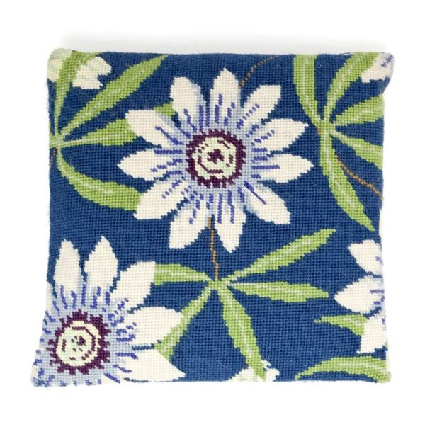 Passionflower Tapestry Kit, Herb Pillow - Cleopatra's Needle