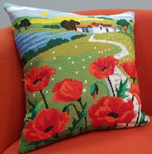 Poppy Landscape Tapestry Kit - Heritage Crafts