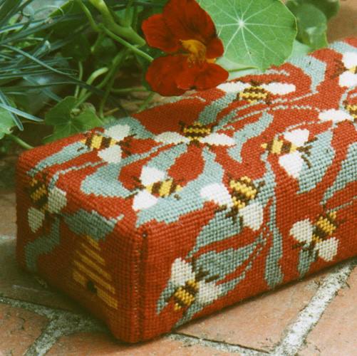 Red Bees Doorstop Tapestry Kit - One Off Needlework