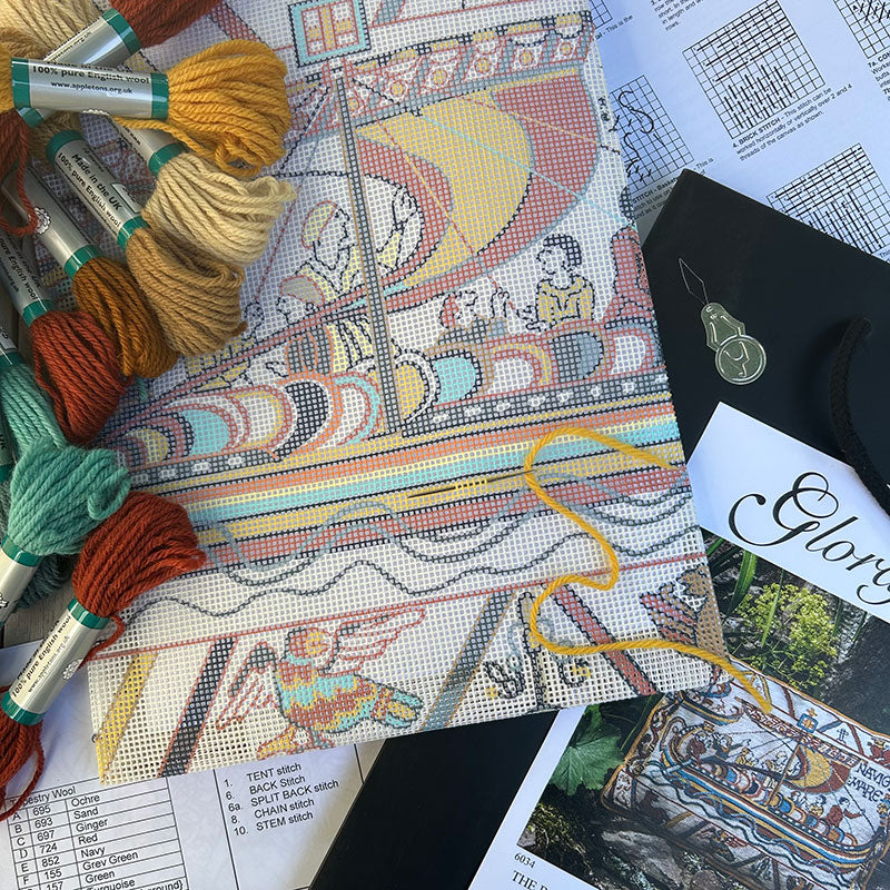 Glorafilia Bayeux Tapestry Kits, Needlepoint Kits Collection