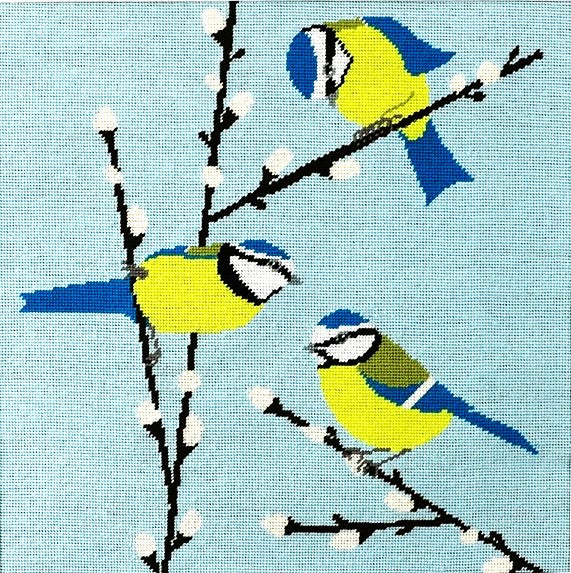 Bluetits Tapestry Kit - Cleopatra's Needle