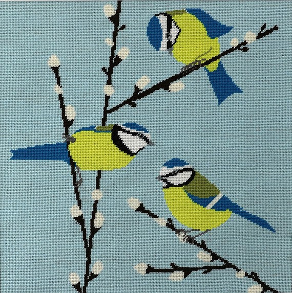 Bluetits Tapestry Kit - Cleopatra's Needle