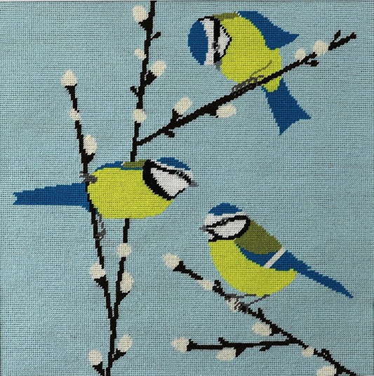 Bluetits Tapestry Kit - Cleopatra's Needle