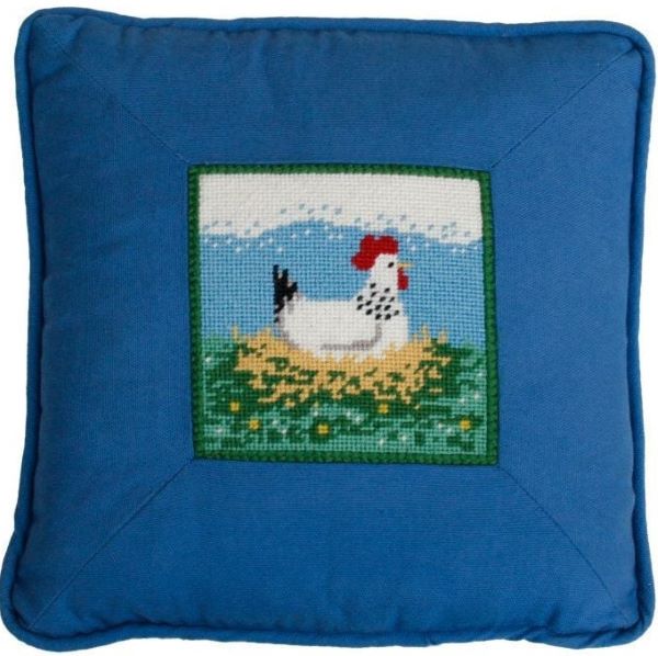 Broody Hen Pincushion Tapestry Kit - One Off Needlework