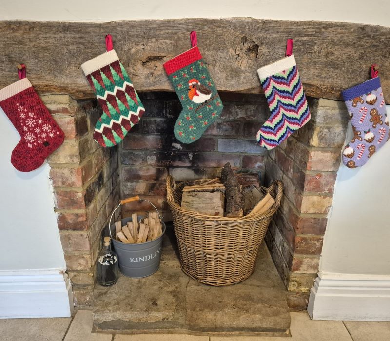 Gingerbread Man Christmas Stocking Tapestry Kit - Appletons