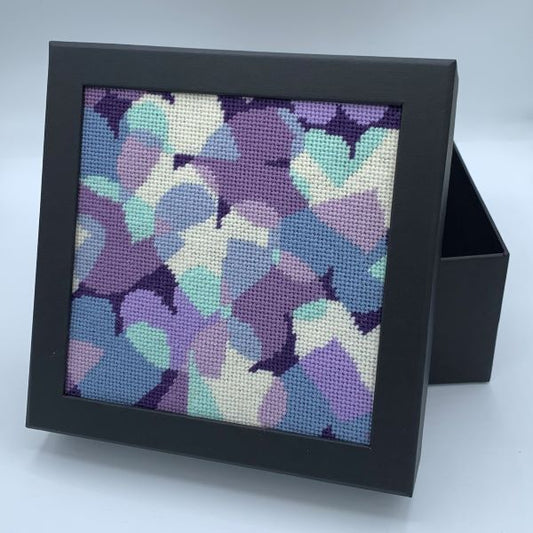 Cool Hearts Keepsake Box (COUNTED) Tapestry Kit - Appletons