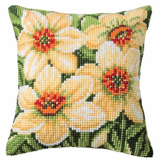 Daffodils CROSS STITCH TAPESTRY Kit, Vervaco PN-0008718