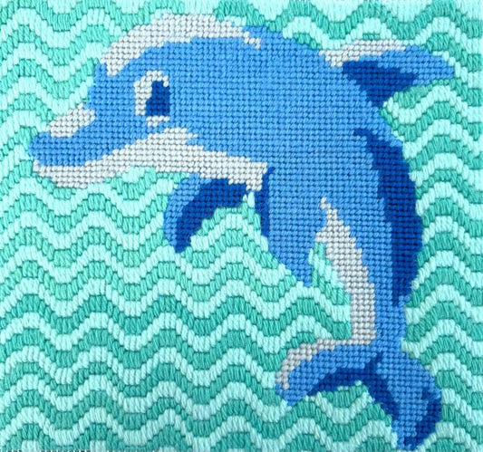 Dolphin Tapestry Kit, Doraphin - Sew Needlecraft