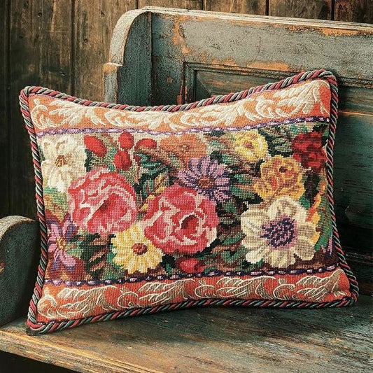 Floribunda Tapestry Kit, Needlepoint Kit - Glorafilia