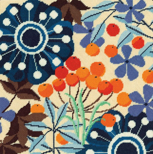 Flowers and Berries Tapestry Kit - Heritage Crafts