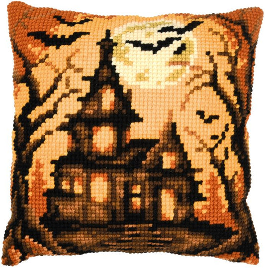 Halloween House CROSS STITCH TAPESTRY Kit, Vervaco PN-0216233