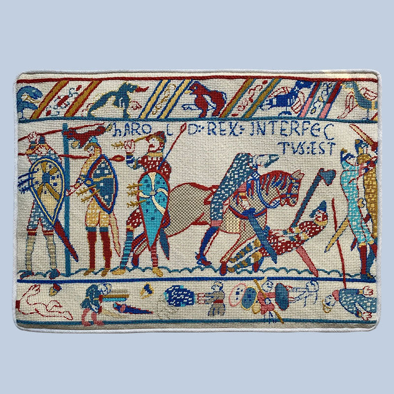 Bayeux Tapestry, Harold The King is Killed Tapestry Kit, Needlepoint Kit - Glorafilia