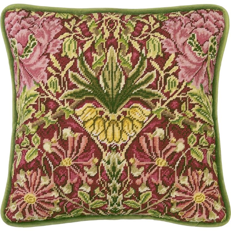 Honeysuckle and Tulip Tapestry Kit, William Morris - Bothy Threads
