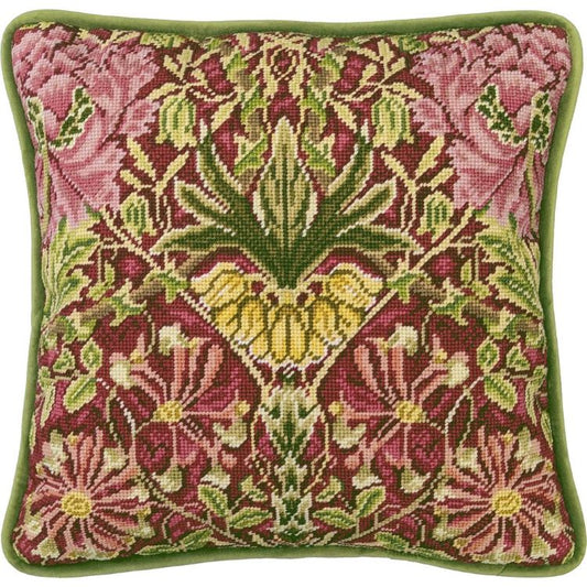 Honeysuckle and Tulip Tapestry Kit, William Morris - Bothy Threads
